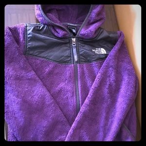 North Face Fleece Hooded Jacket